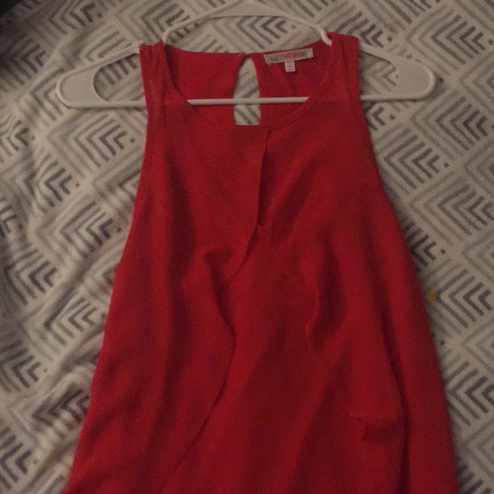 Red dress